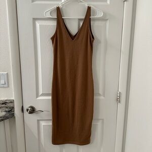Brown Shein Midi Dress